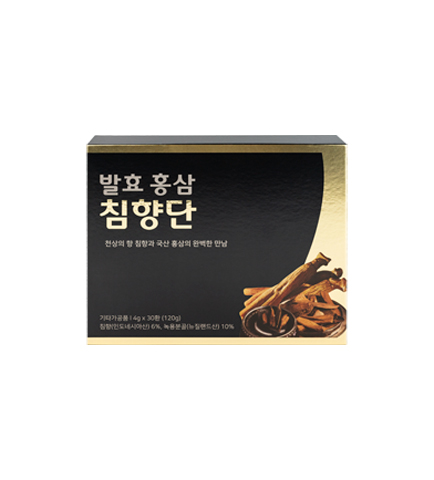 침향단 한방약품상자 이미지