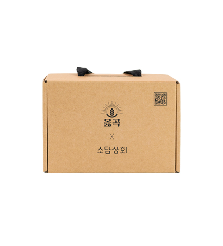 옳곡 골판지 G형박스 손잡이박스 이미지